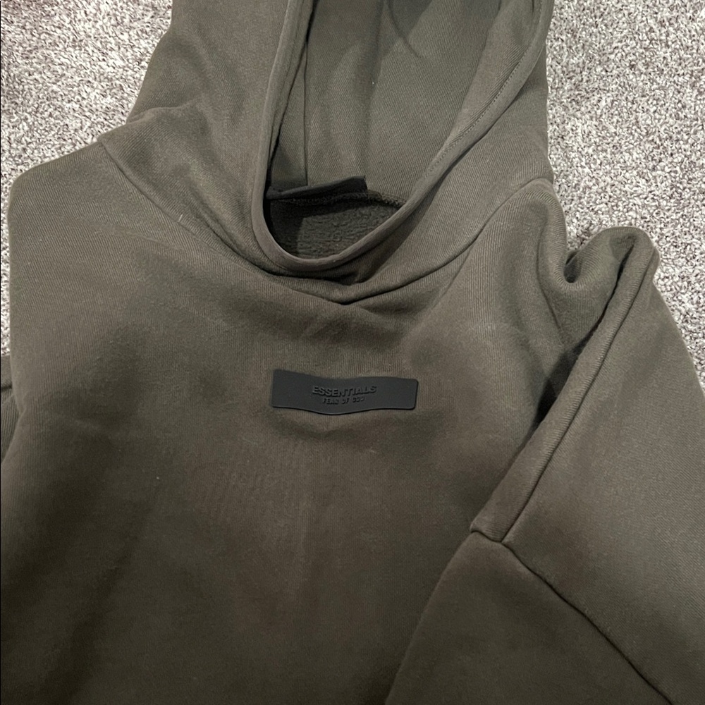 Essentials Men's Dark Gray Hoodie